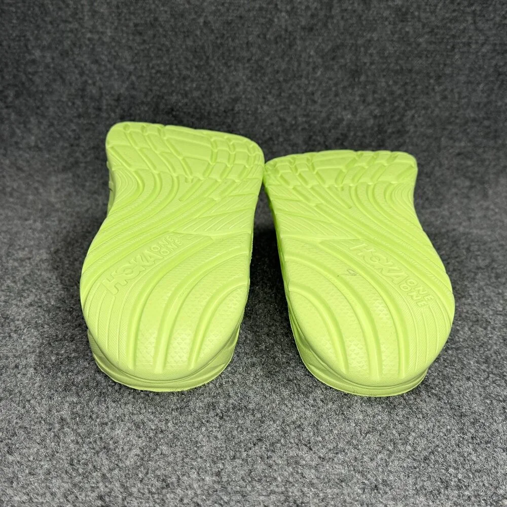 Hoka Ora Recovery Slide Sandals Men's Size 14 Neon Yellow Athletic Running Beach